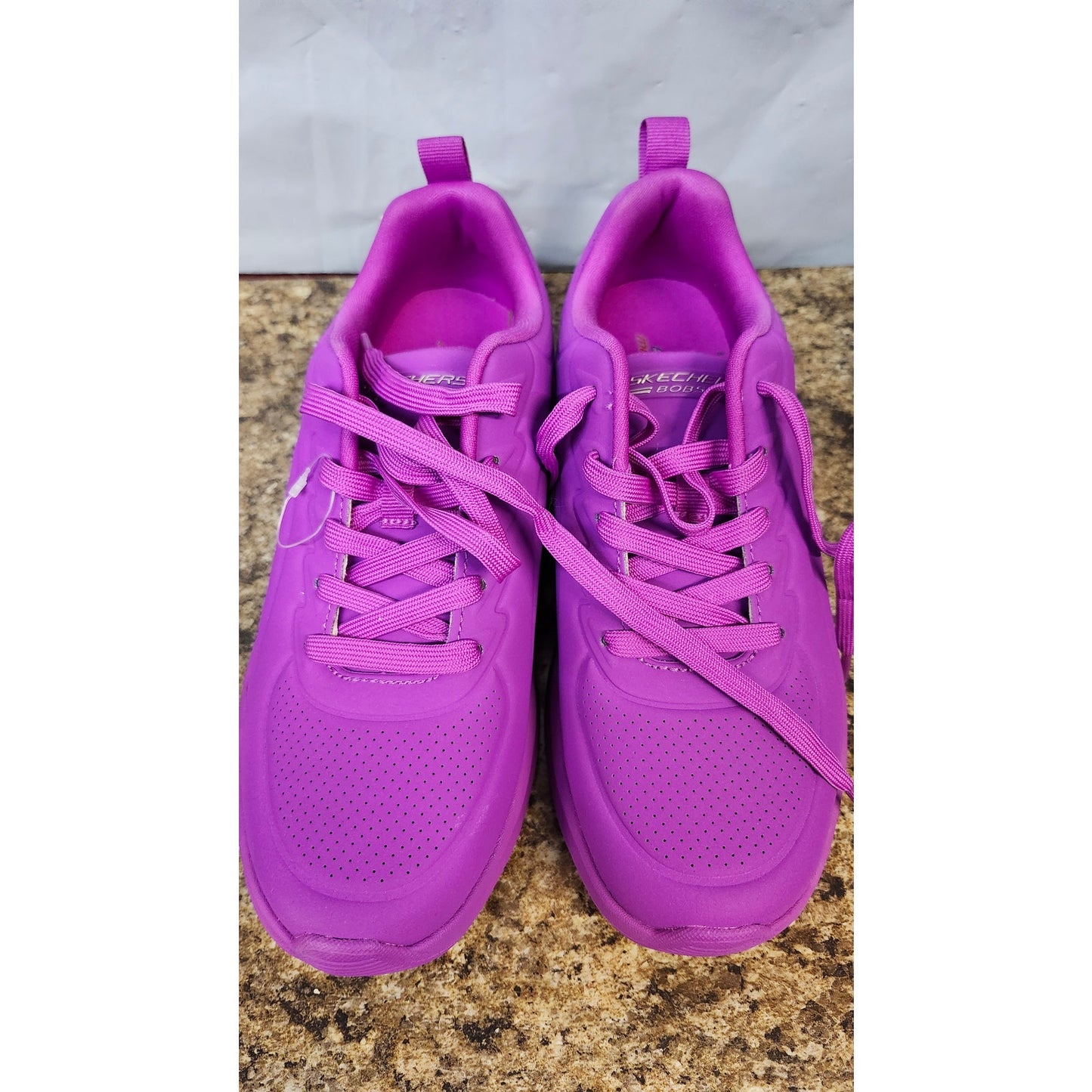 Skechers SkechAir Bobs Vision Air Sneakers Womens 6.5 Purple Athletic 117646 NWT