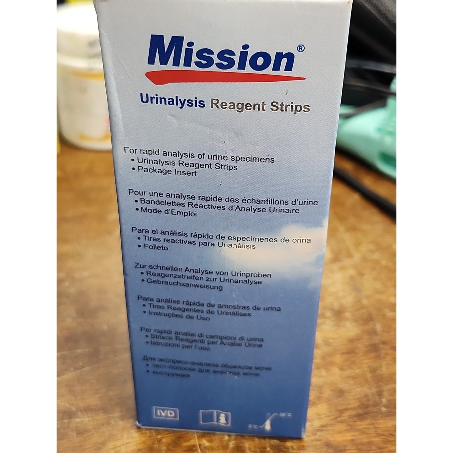 Mission 10 Parameters Urinalysis Reagent 100 Strips | Free shipping 11/2026